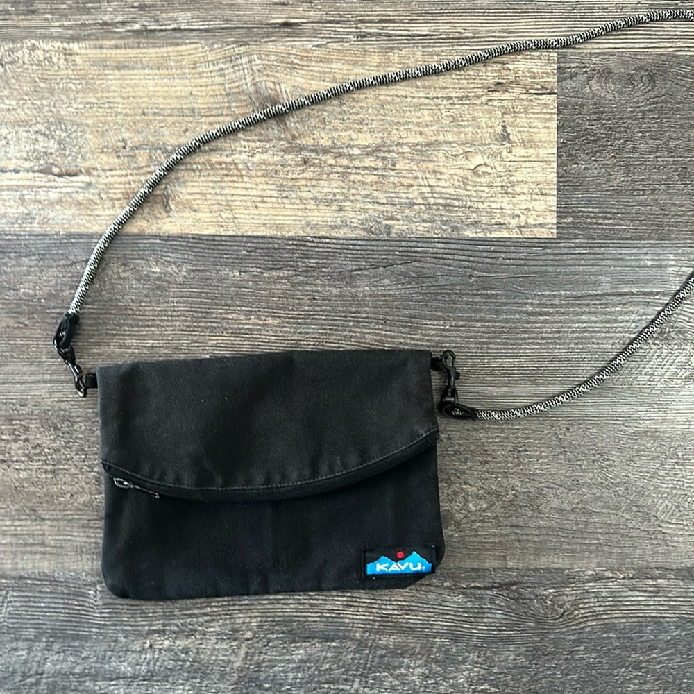 Kavu canvas fold over purse